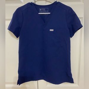 FIGS Catarina Scrub Top - Navy (XS)